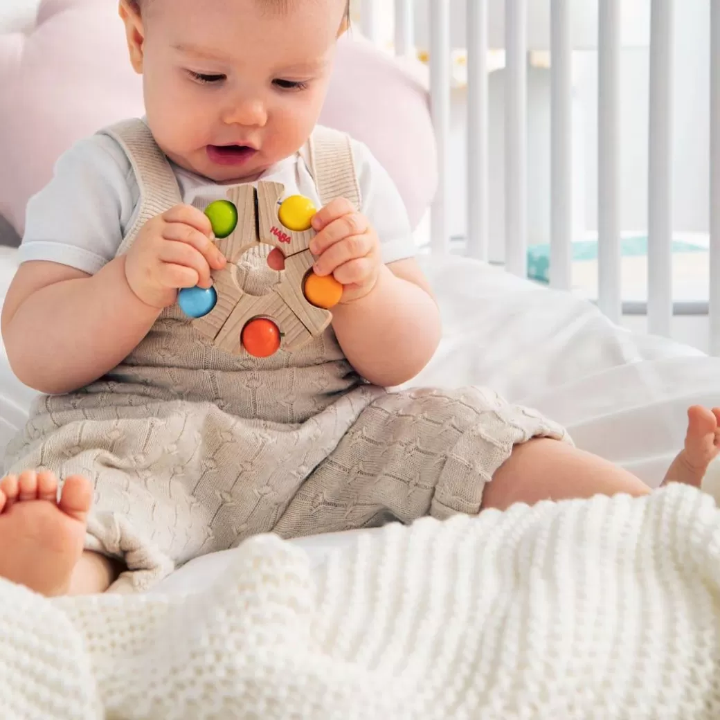 HABA Rattles & Grasping Toys>Rainbow Wheel Grasping Toy