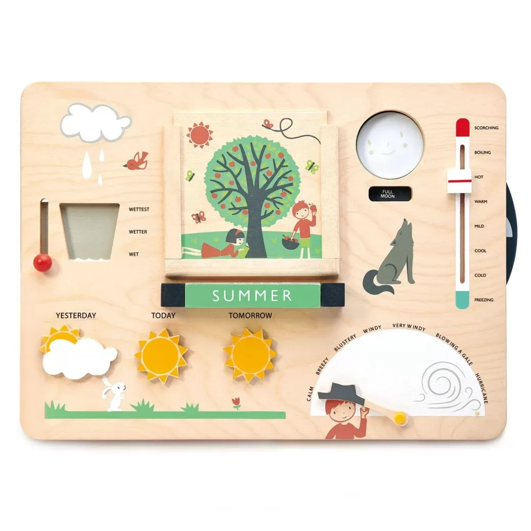 Tender Leaf Toys Early Learning>Seasonal Wooden Weather Station