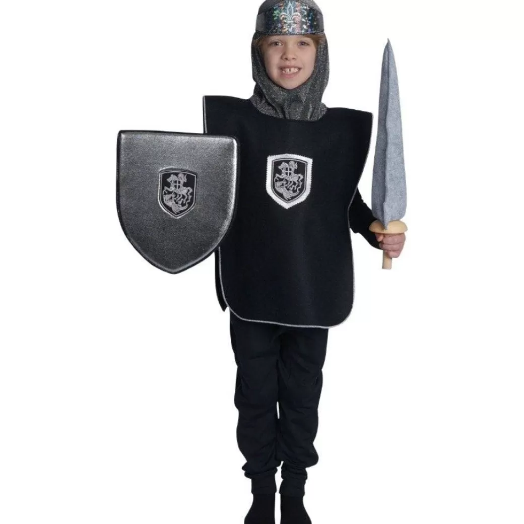 Fairy Finery Dress-Ups & Costumes>Silver Knight Tabard & Crown Set