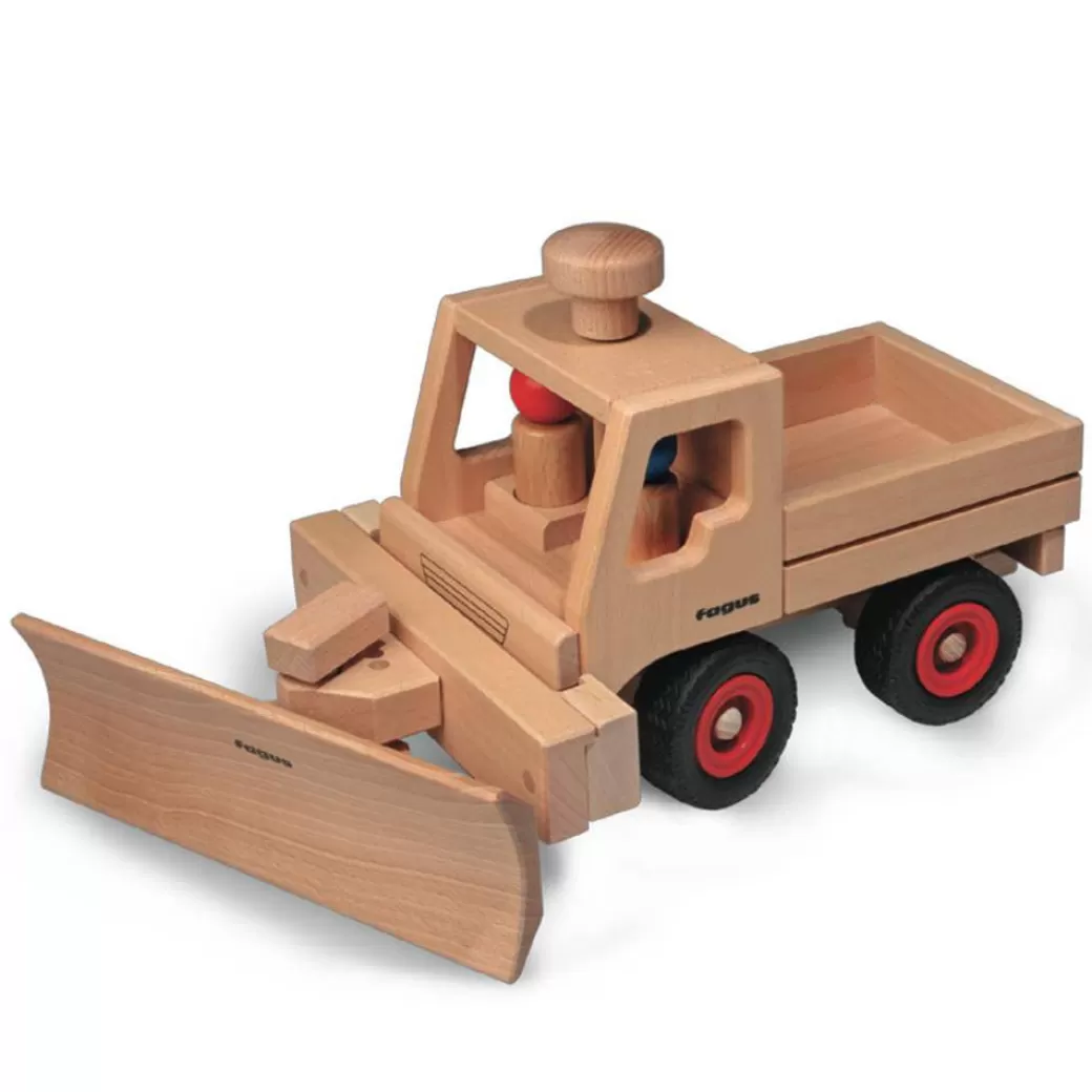 Fagus Toy Vehicles>Snow Plow For Basic Wooden Truck