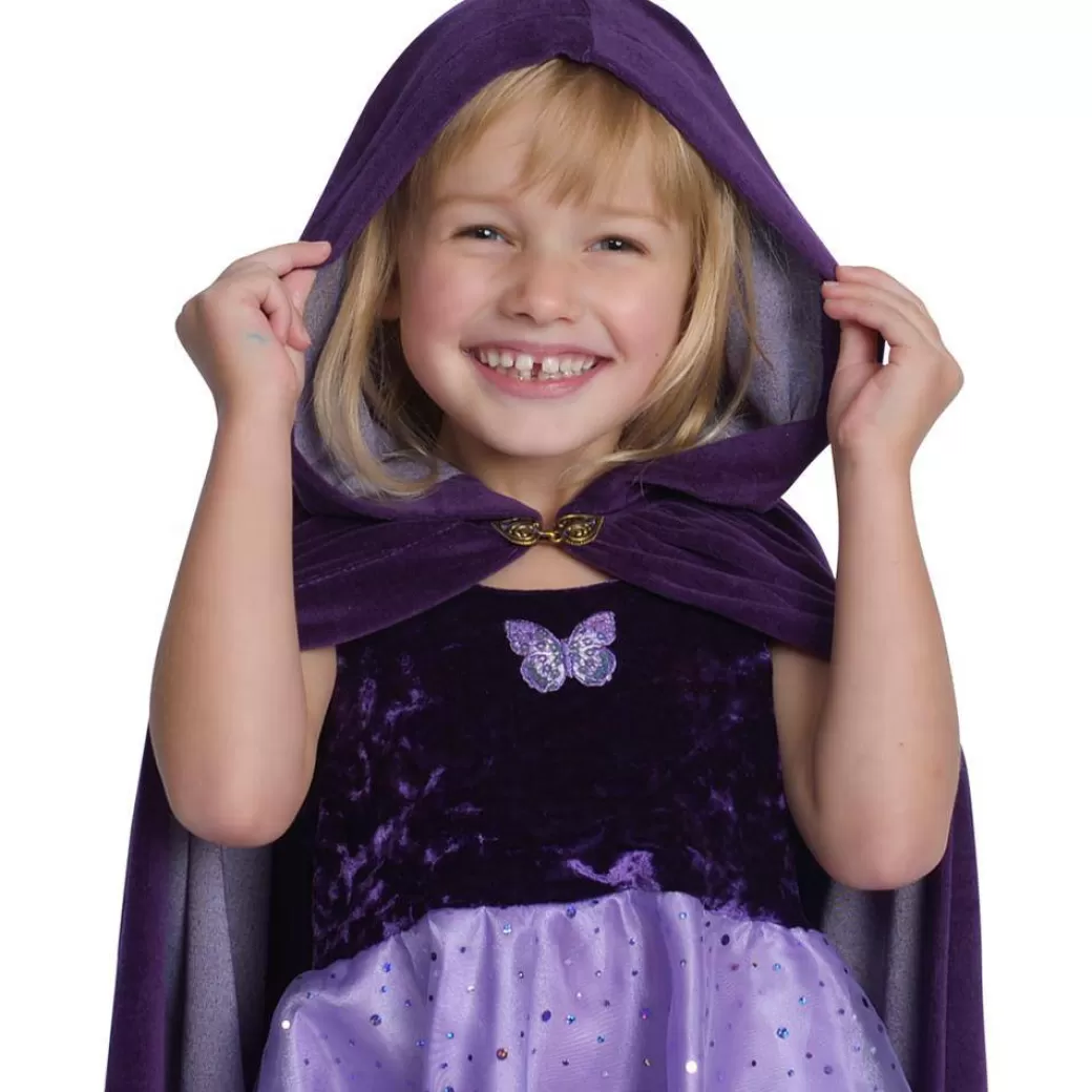 Fairy Finery Dress-Ups & Costumes>Storybook Hooded Cloak - Purple