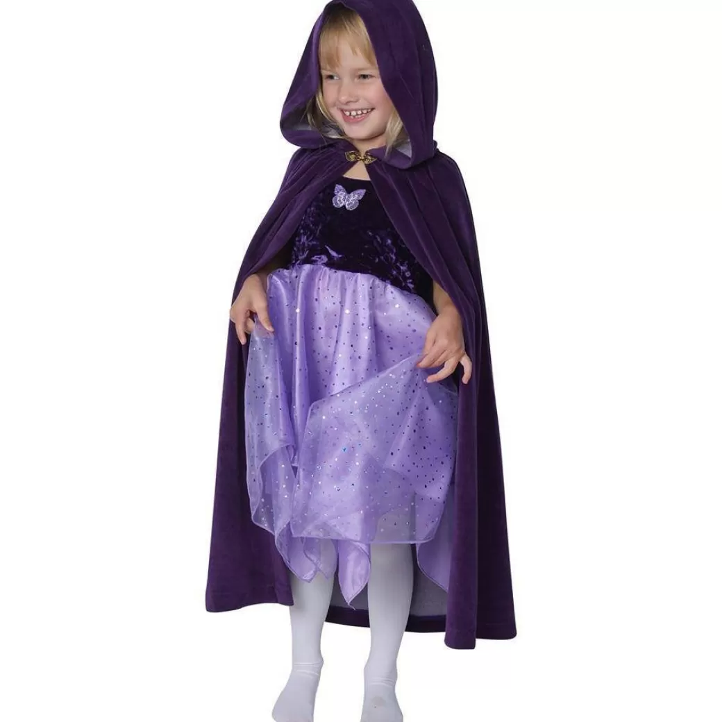 Fairy Finery Dress-Ups & Costumes>Storybook Hooded Cloak - Purple