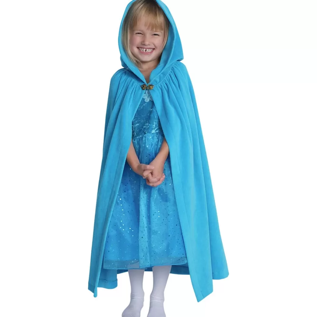 Fairy Finery Dress-Ups & Costumes>Storybook Hooded Cloak - Turquoise