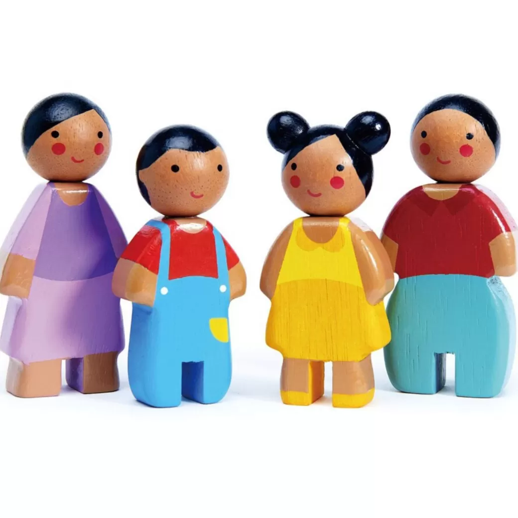 Tender Leaf Toys Wooden Figures>Sunny Doll Family