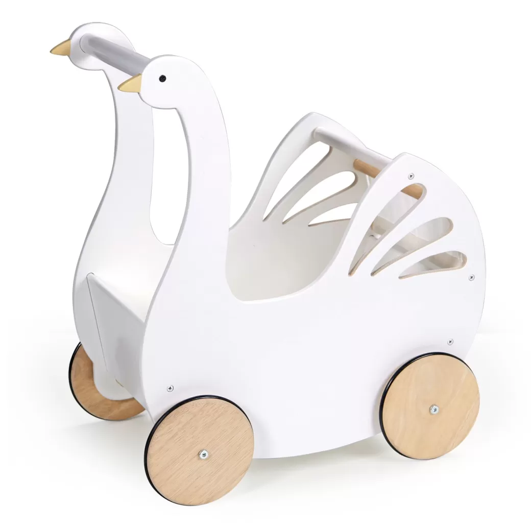 Tender Leaf Waldorf Home>Sweet Wooden Swan Doll Stroller