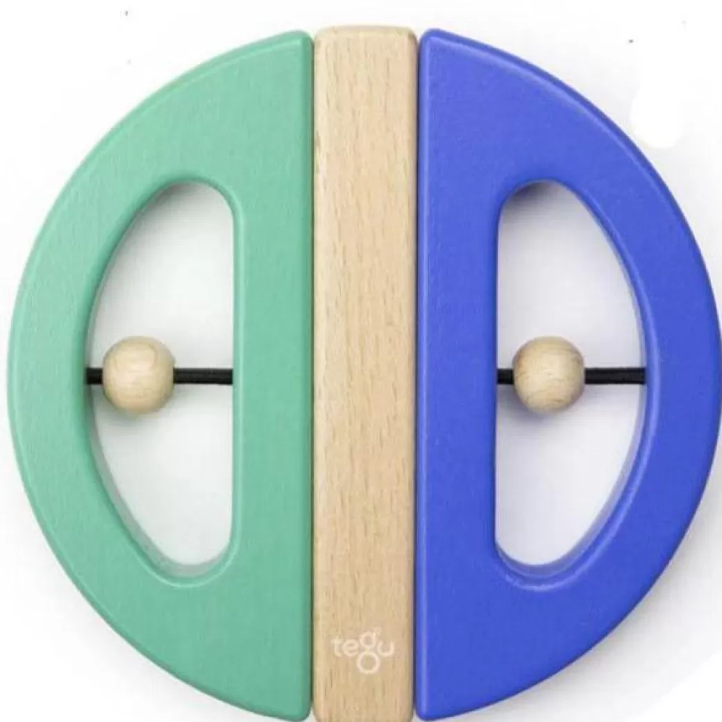 Tegu Magnetic Blocks>Swivel Bug - Teal/Blue