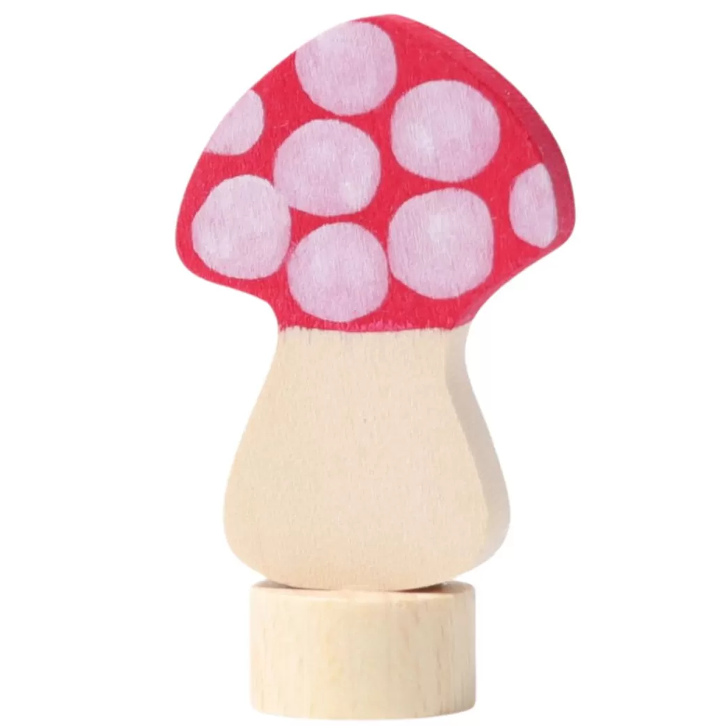 Grimm's Spiel & Holz Wooden Figures>Toadstool Decorative Figure