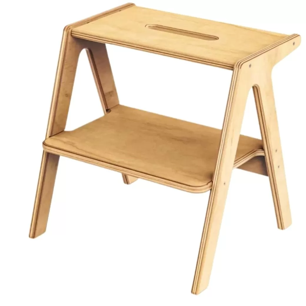 All Circles Waldorf Home>Two-Step Wooden Step Stool - Natural