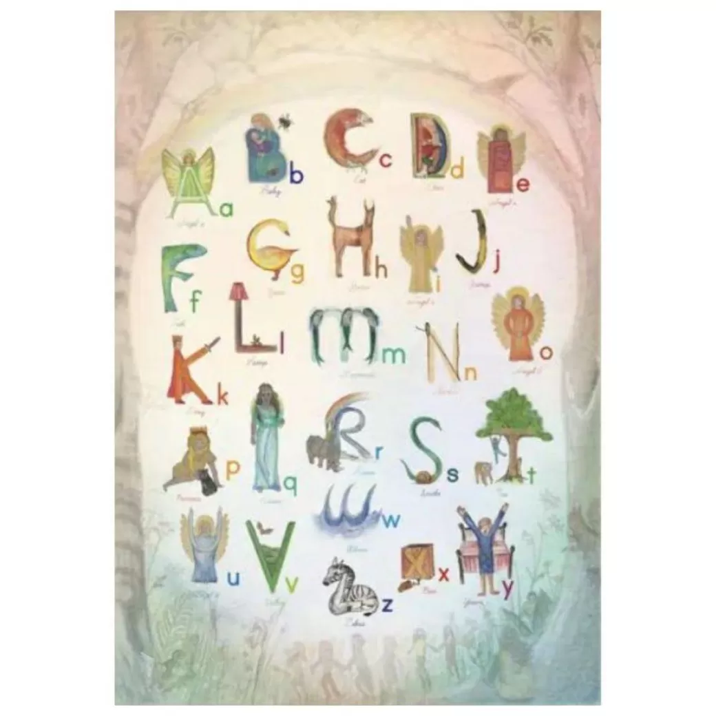 Wilded Family Early Learning>Waldorf Alphabet Poster