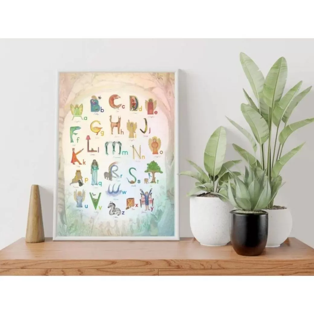 Wilded Family Early Learning>Waldorf Alphabet Poster