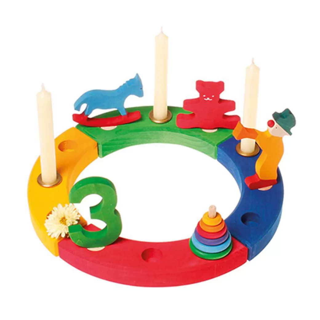 Grimm's Spiel & Holz Waldorf Birthday>Waldorf Birthday Ring - Rainbow