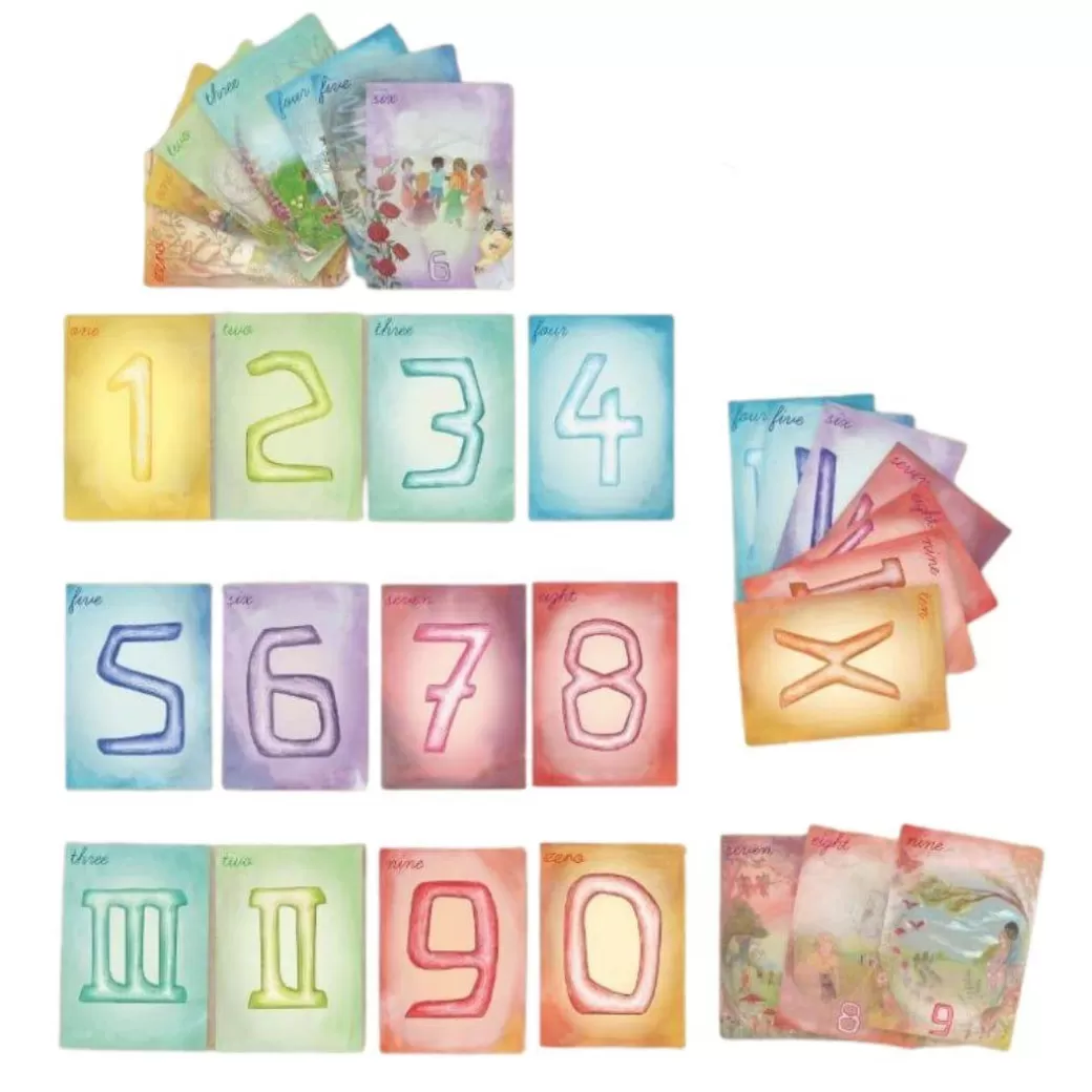 Wilded Family Early Learning>Waldorf Numbers Cards Set