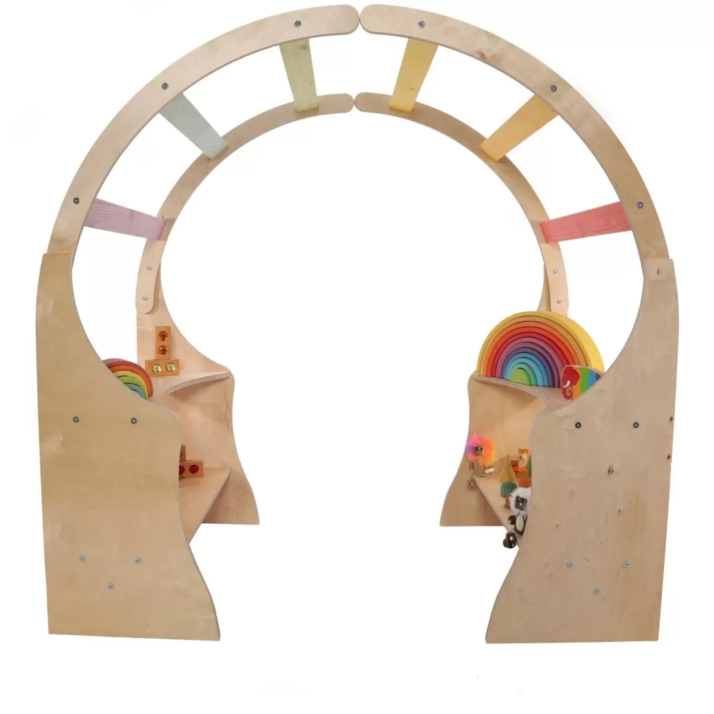 Sawdust & Rainbows Waldorf Playstands>Waldorf Wooden Playstands Set