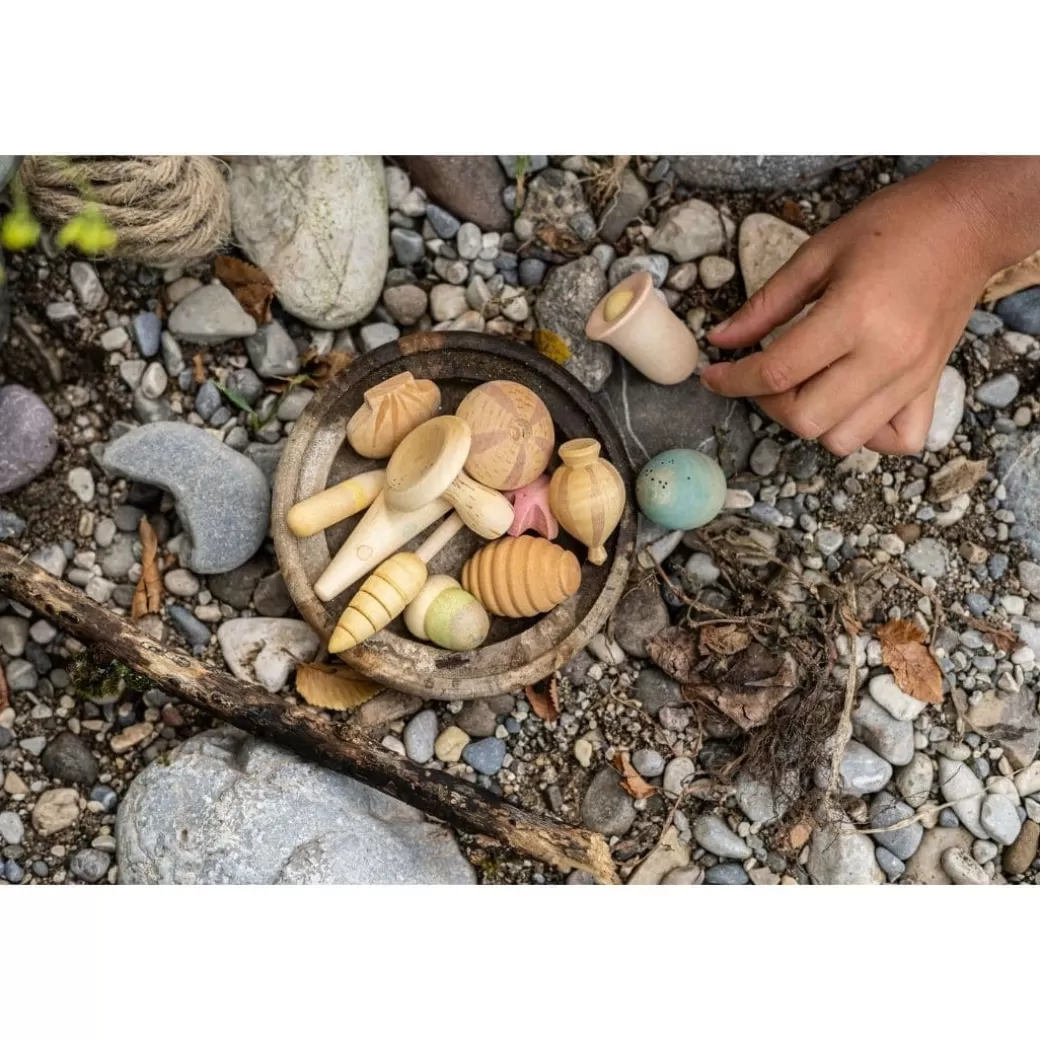 Grapat Summer Nature Table>Wonders: A Collection Of 12 Wooden Plant-Inspired Play Pieces