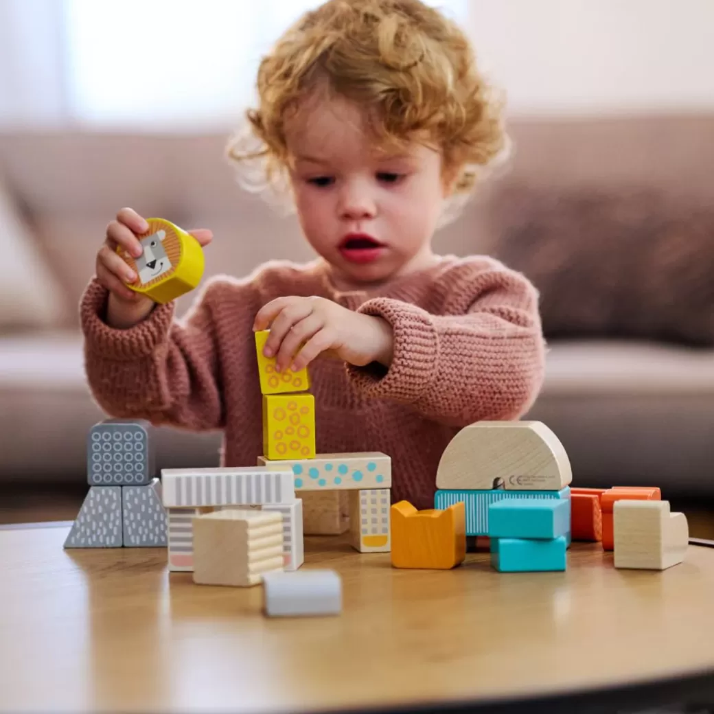 HABA Wooden Blocks>Wooden Animal Parade Blocks