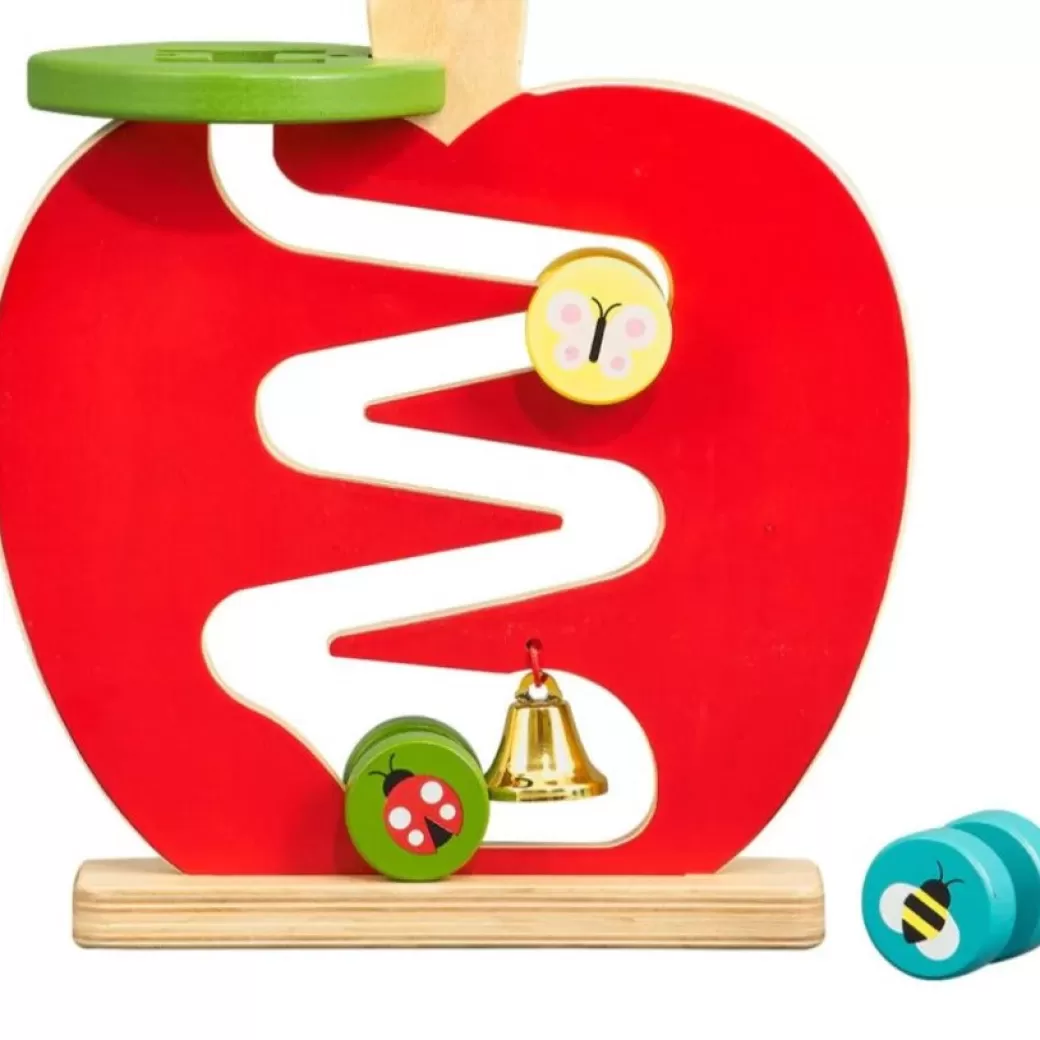 Petit Collage Early Learning>Wooden Apple Run Play Set