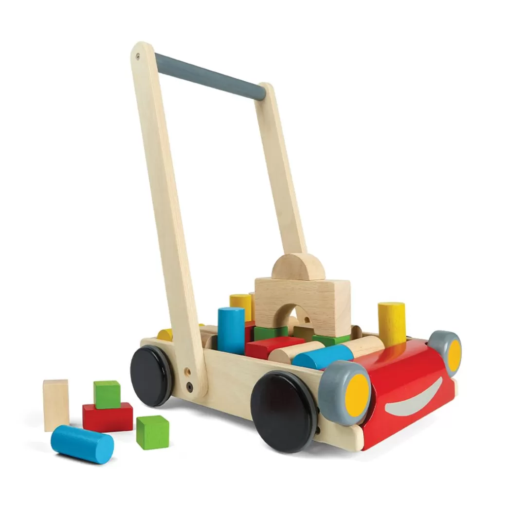 PlanToys USA Wooden Blocks>Wooden Baby Walker