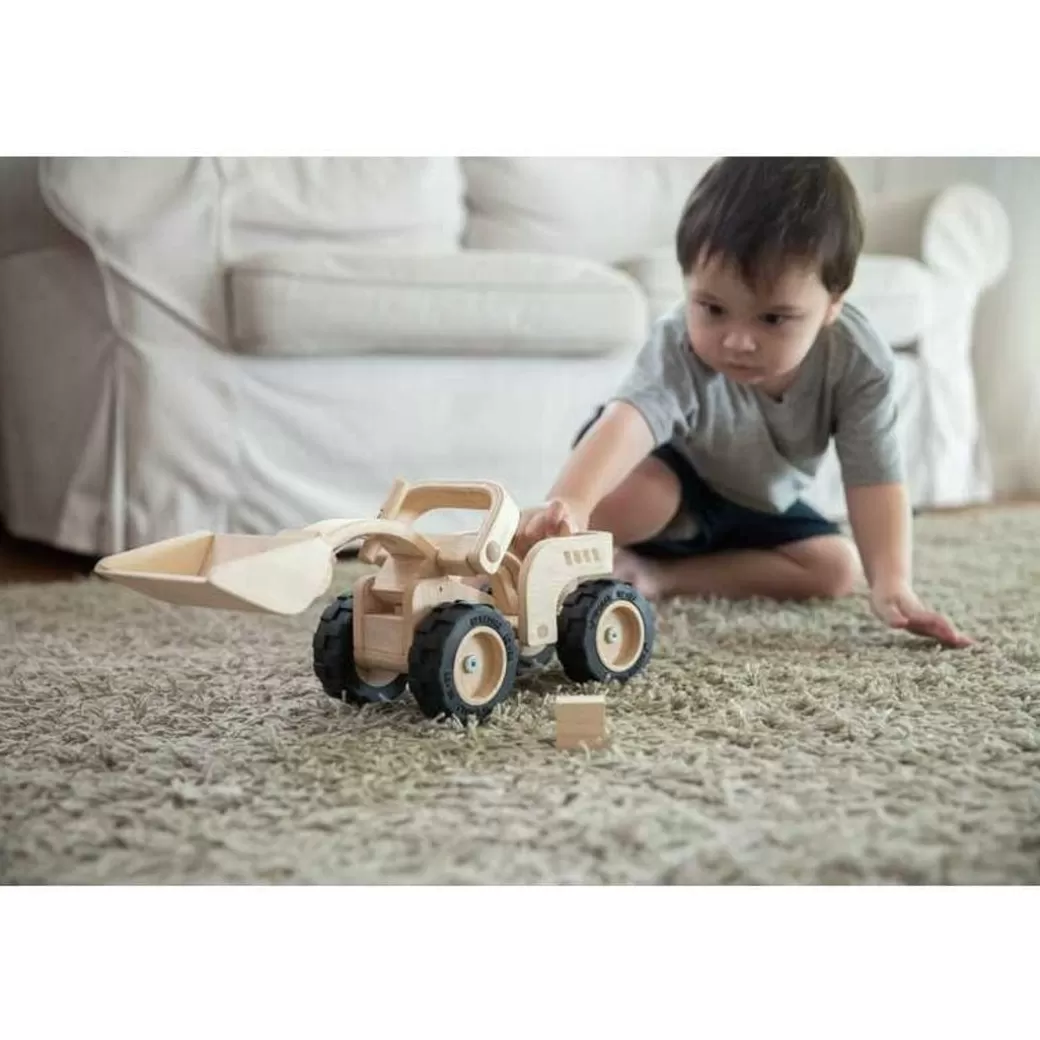 PlanToys USA Toy Vehicles>Wooden Bulldozer