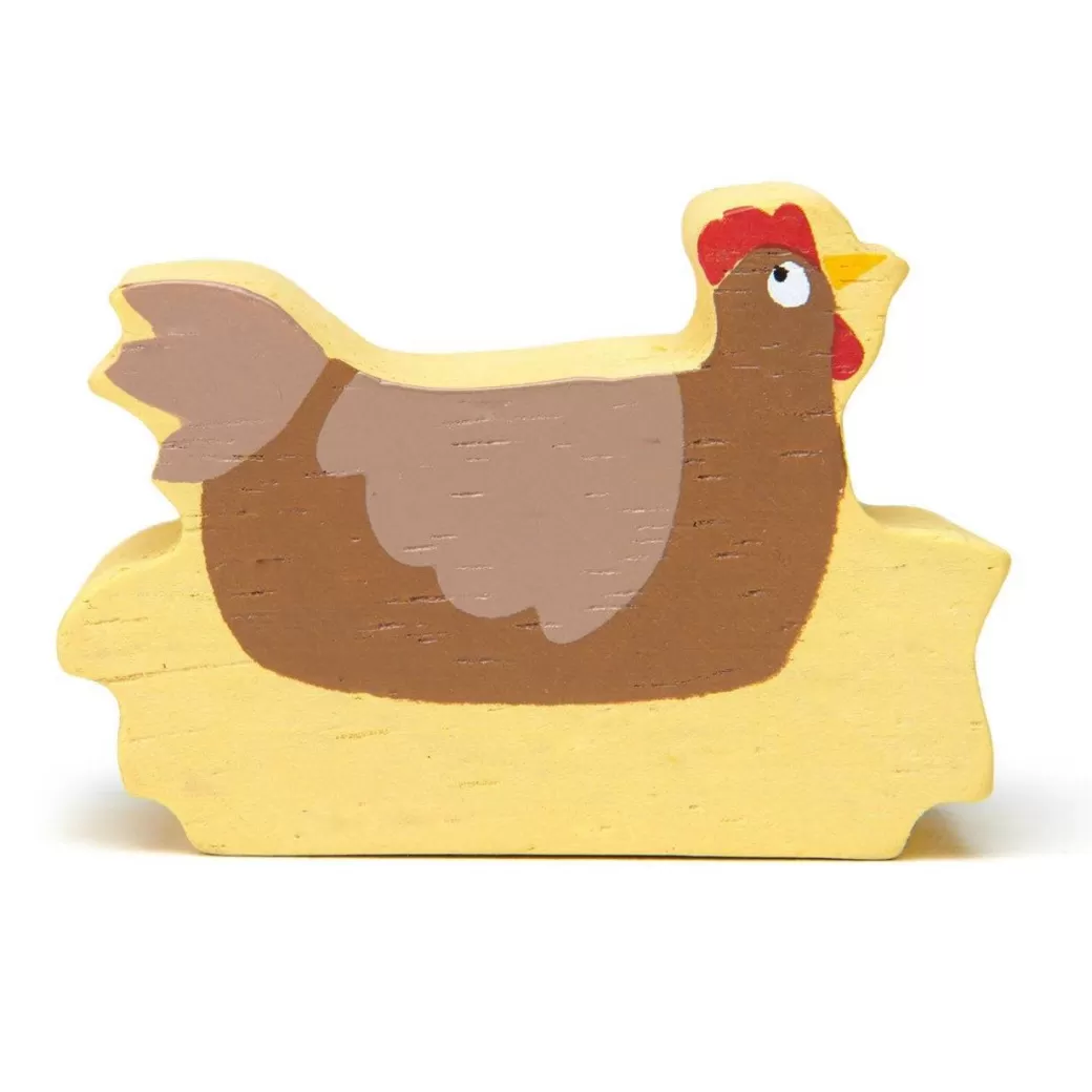 Tender Leaf Toys Wooden Figures>Wooden Chicken