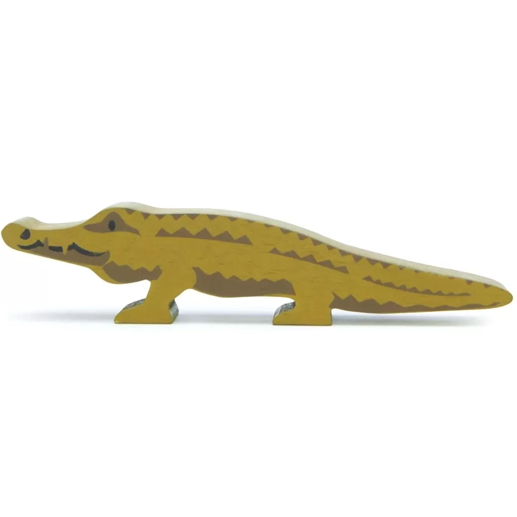 Tender Leaf Toys Wooden Figures>Wooden Crocodile