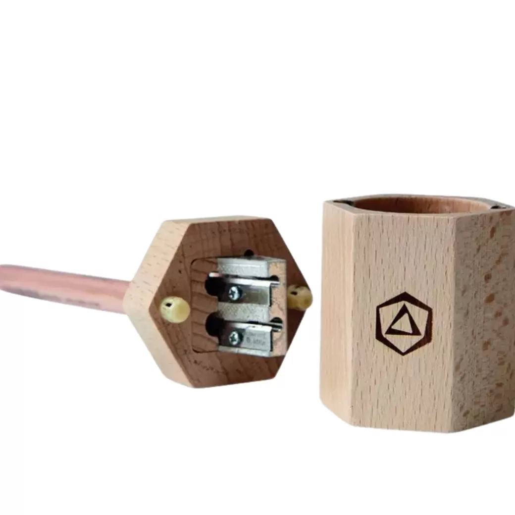 Stockmar Early Learning>Wooden Dual Pencil Sharpener