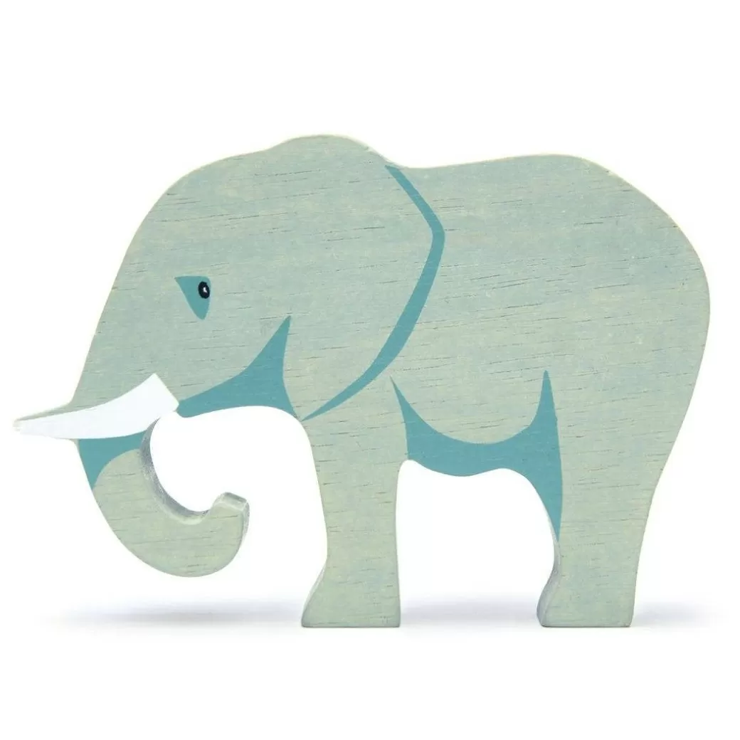 Tender Leaf Toys Wooden Figures>Wooden Elephant