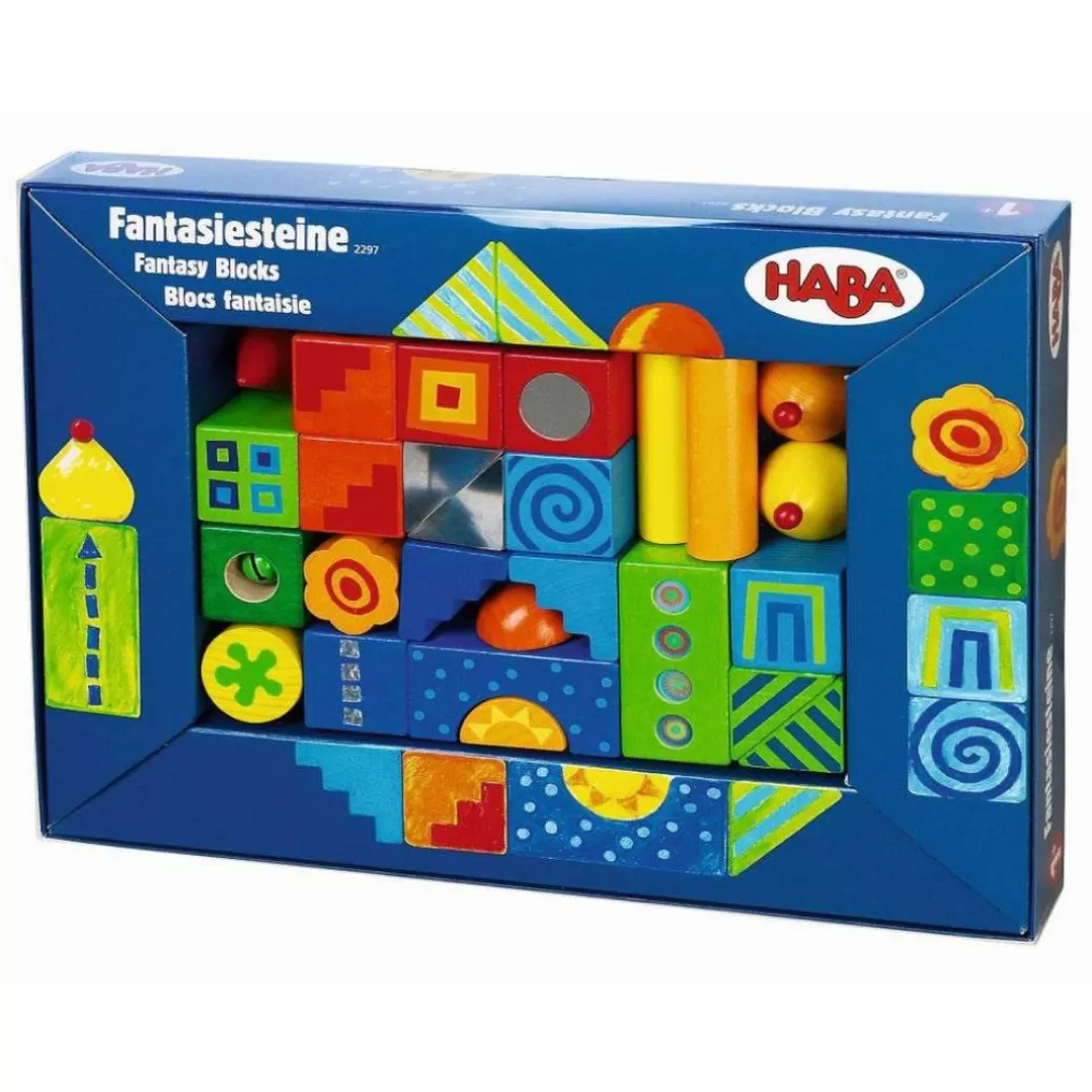 HABA Wooden Blocks>Wooden Fantasy Blocks - 26 Pieces