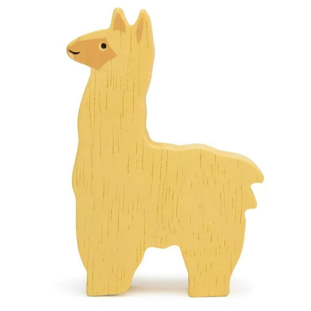 Tender Leaf Toys Wooden Figures>Wooden Farm Animal - Llama