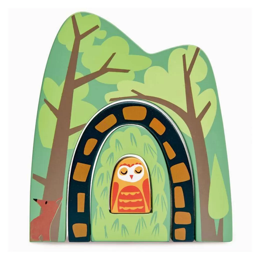 Tender Leaf Toys Wooden Blocks>Wooden Forest Tunnels