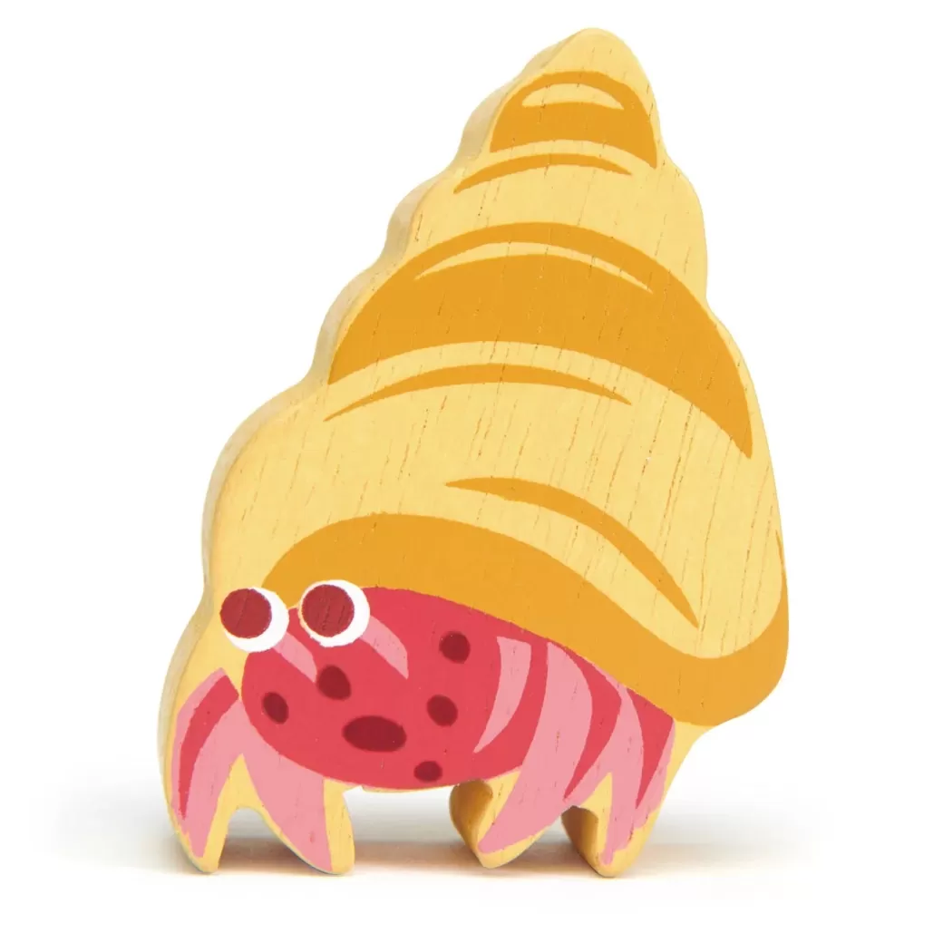 Tender Leaf Toys Wooden Figures>Wooden Hermit Crab