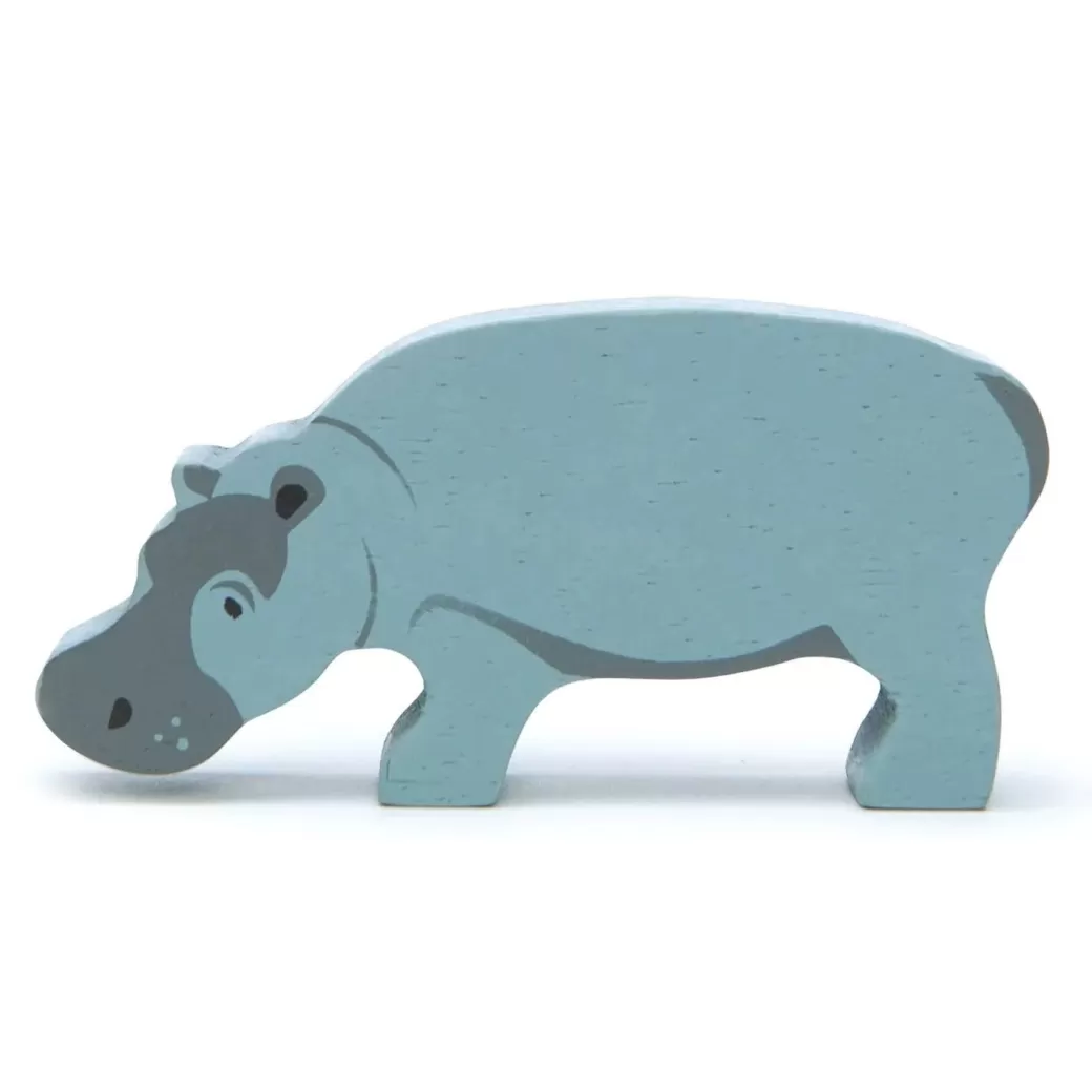 Tender Leaf Toys Wooden Figures>Wooden Hippopotamus