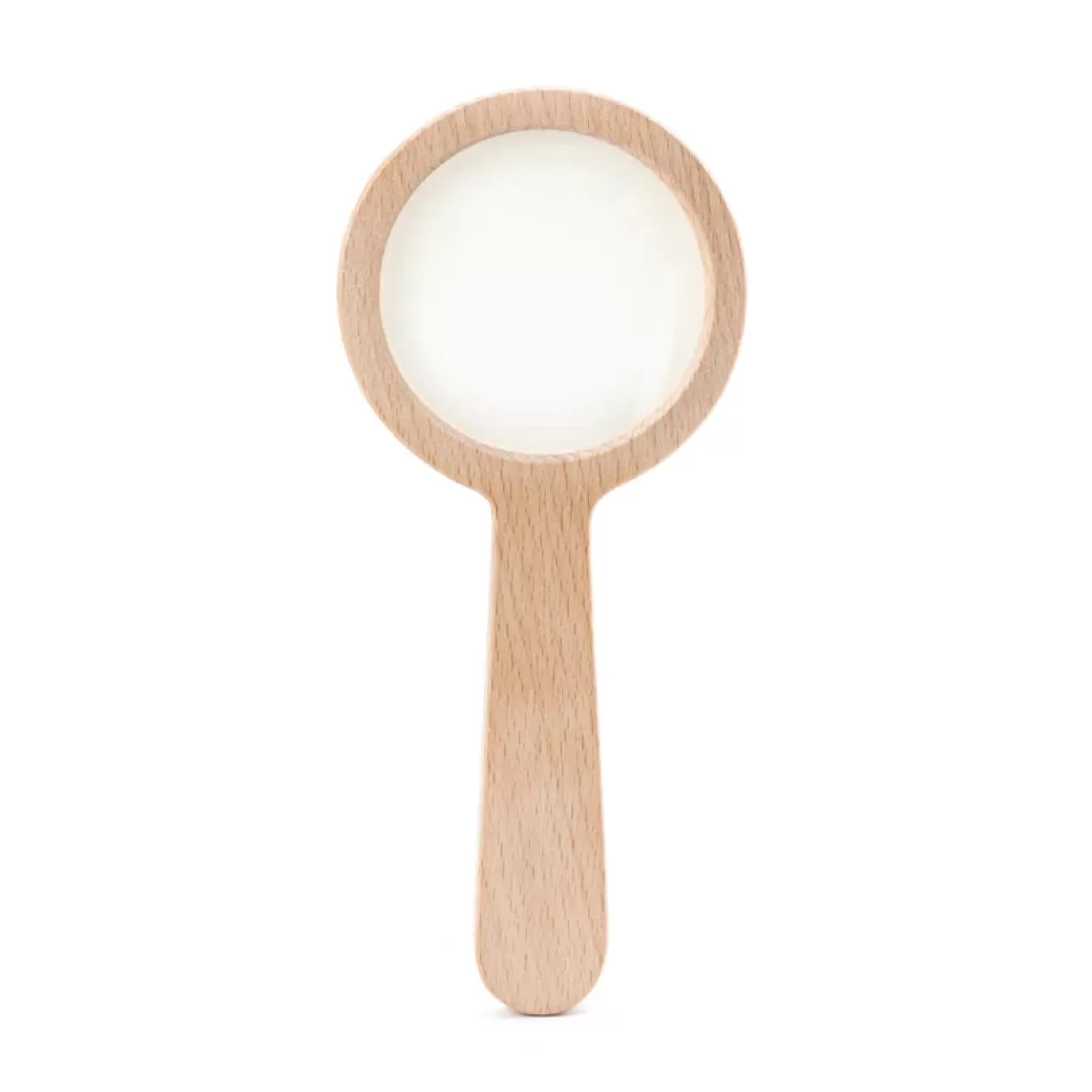 Kikkerland Design Early Learning>Wooden Magnifying Glass