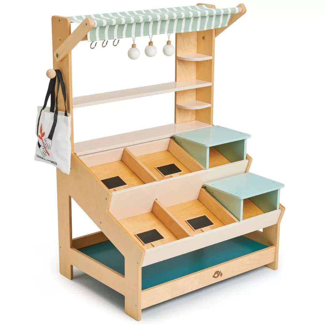 Tender Leaf Kitchen & House Play>Wooden Market Stall