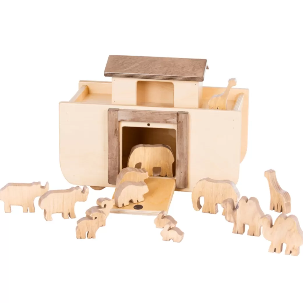 Lapp's Wooden Figures>Wooden Noah's Ark Play Set