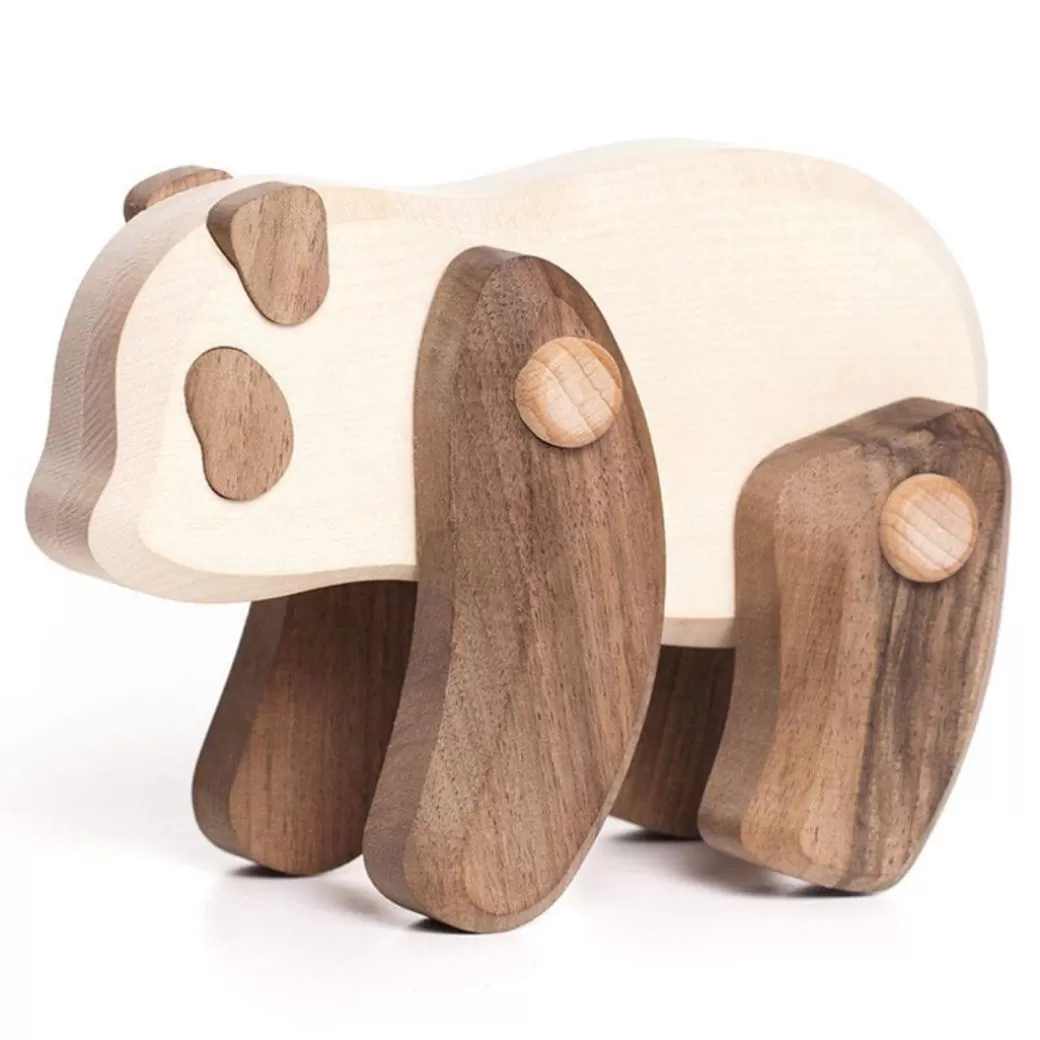 Bajo Wooden Figures>Wooden Panda Bear