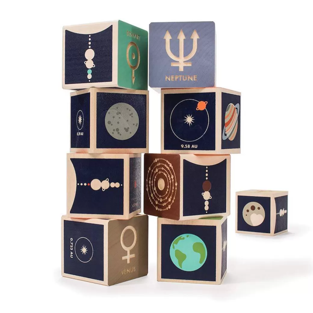 Uncle Goose Wooden Blocks>Wooden Planet Blocks