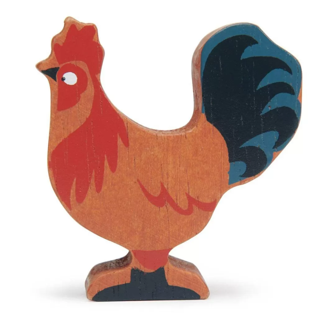 Tender Leaf Toys Wooden Figures>Wooden Rooster