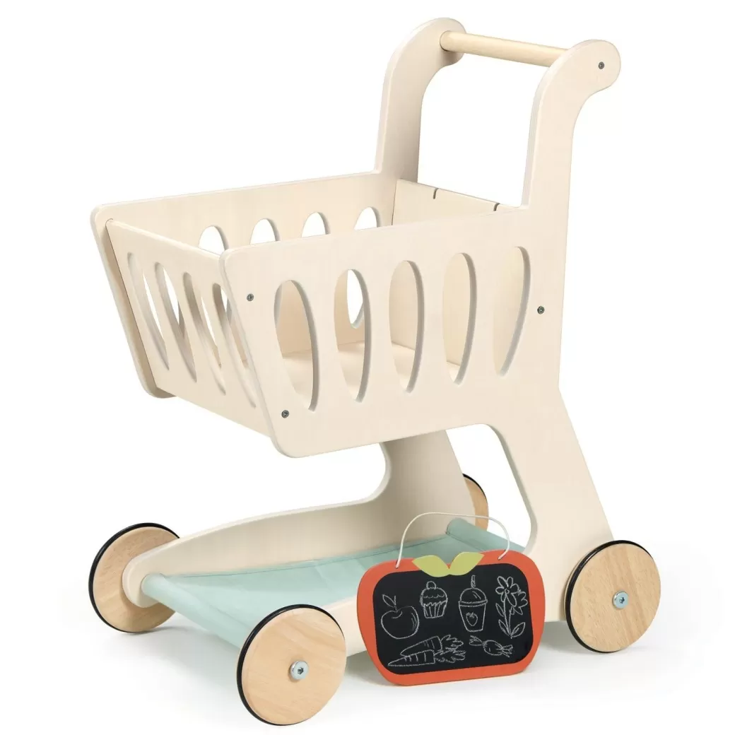 Tender Leaf Kitchen & House Play>Wooden Shopping Cart