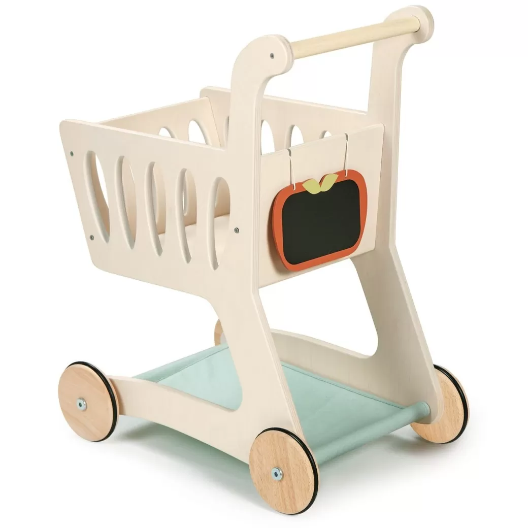 Tender Leaf Kitchen & House Play>Wooden Shopping Cart