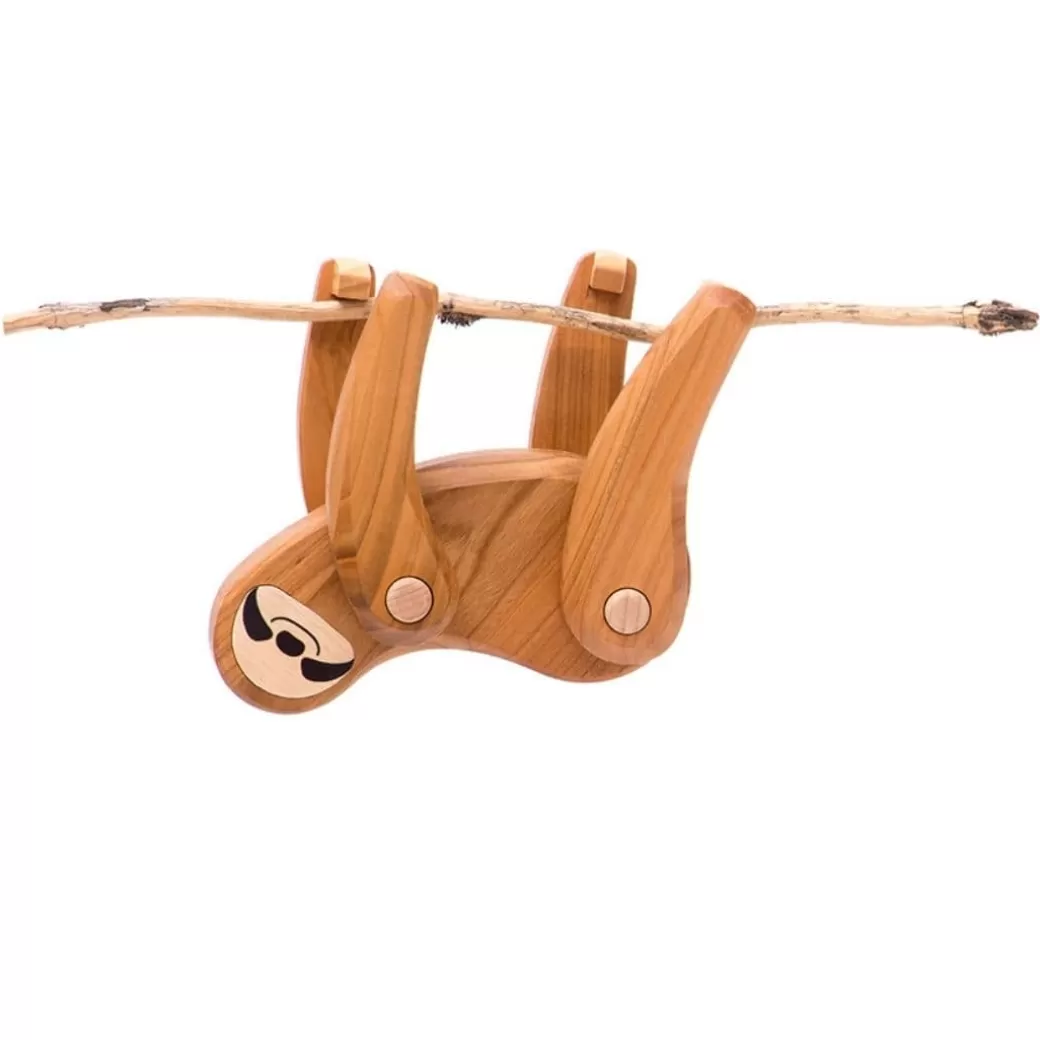 Bajo Wooden Figures>Wooden Sloth