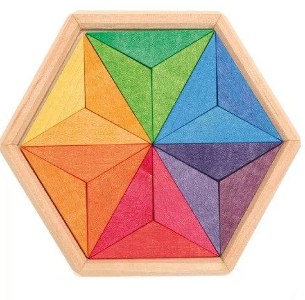 Grimm's Spiel & Holz Waldorf Birthday>Wooden Star Puzzle