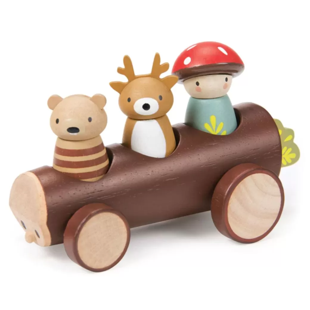 Tender Leaf Toys Toy Vehicles>Wooden Timber Taxi