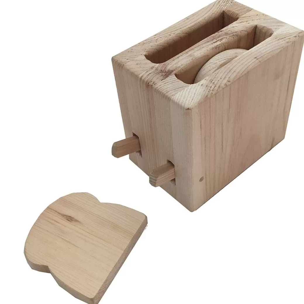 Wooden Toy Junction Kitchen & House Play>Wooden Toy Toaster