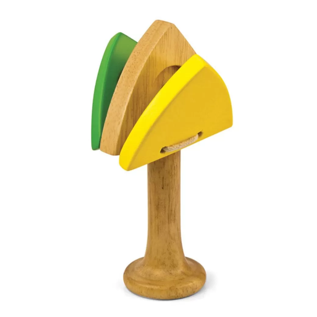 Green Tones Musical Toys>Wooden Triangle Castanet