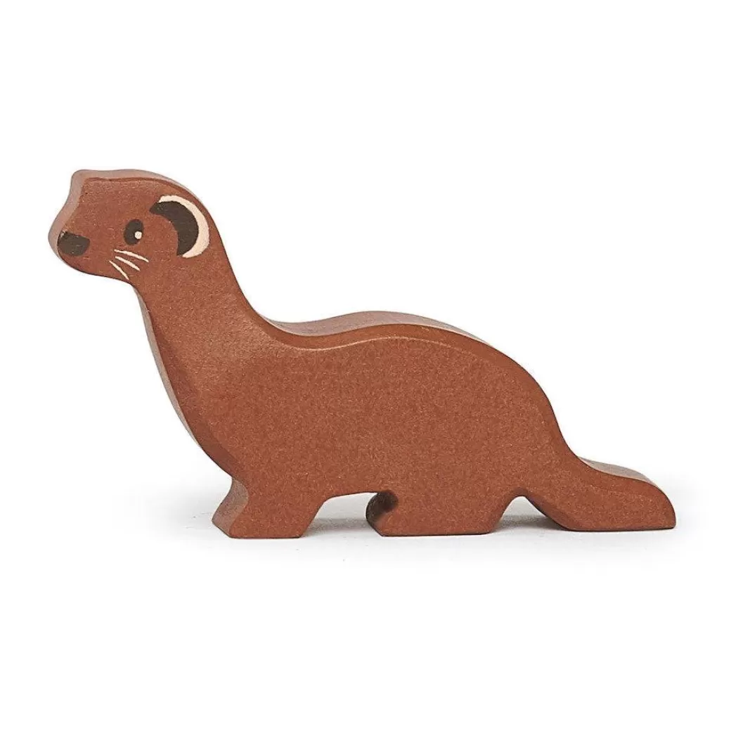 Tender Leaf Toys Wooden Figures>Wooden Weasel