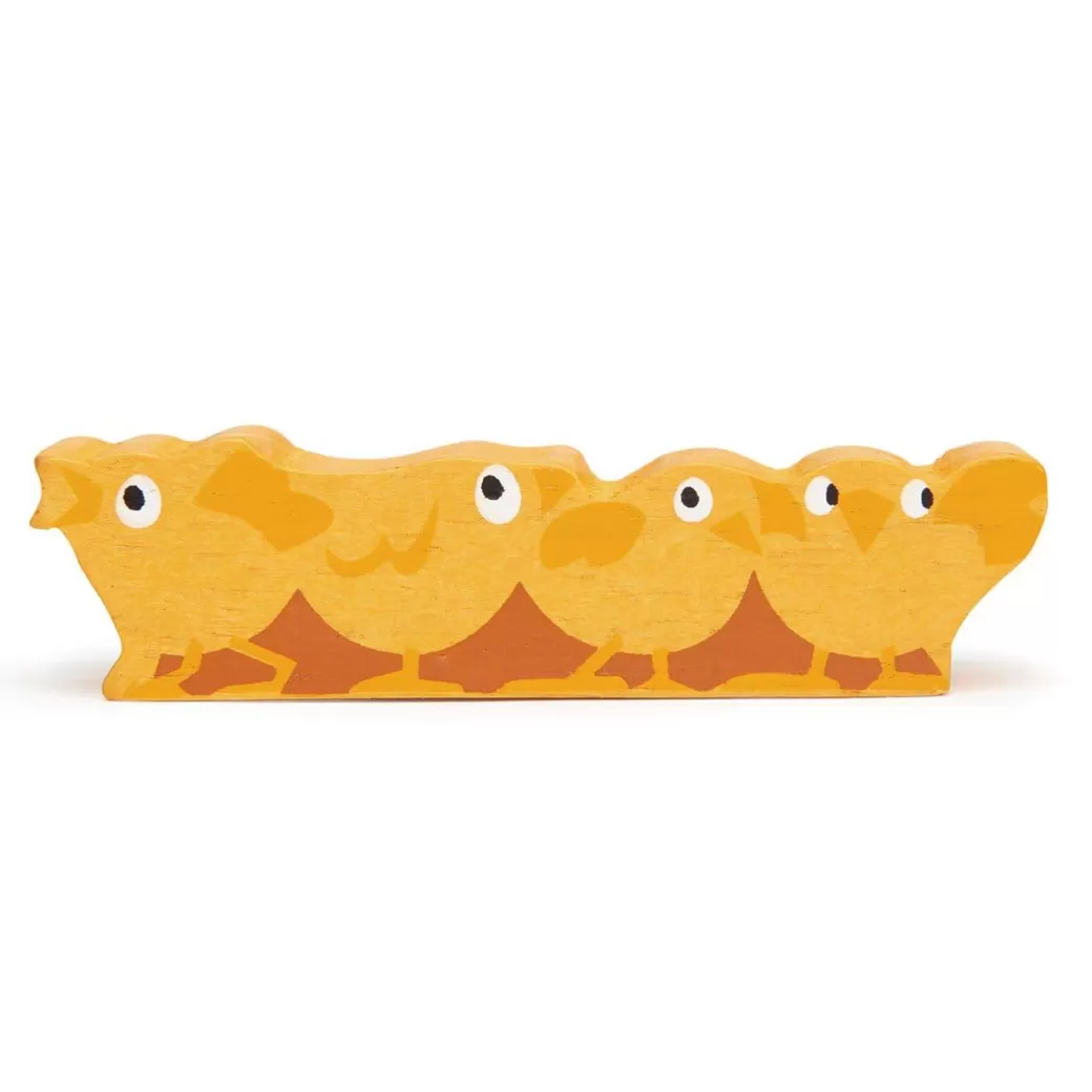 Tender Leaf Toys Wooden Figures>Wooden Yellow Chicks