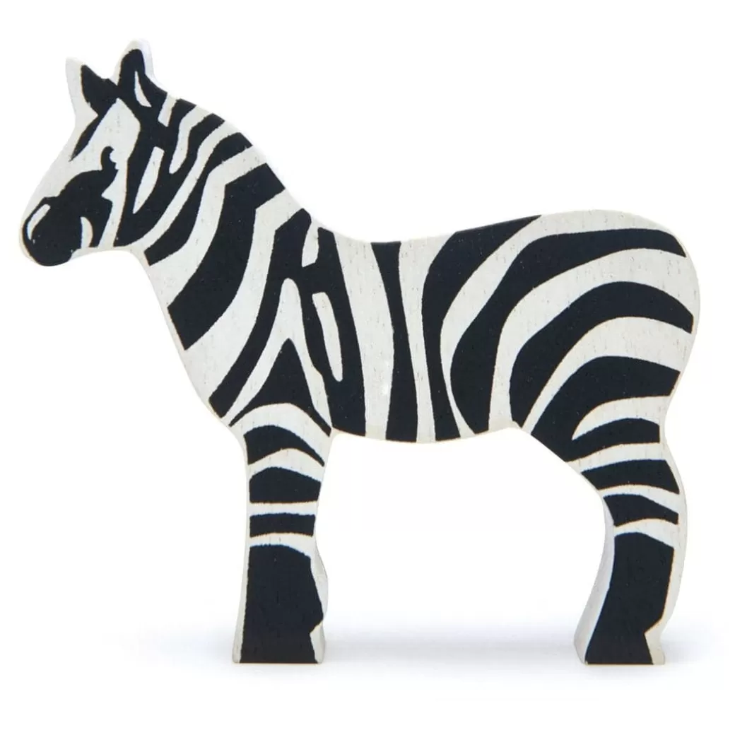 Tender Leaf Toys Wooden Figures>Wooden Zebra