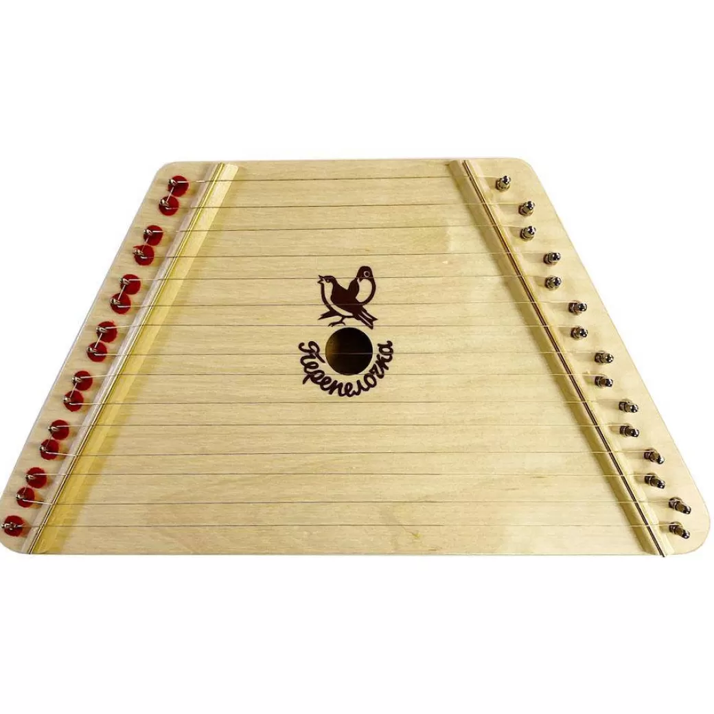 European Expressions Musical Toys>Wooden Zither - Lap Harp