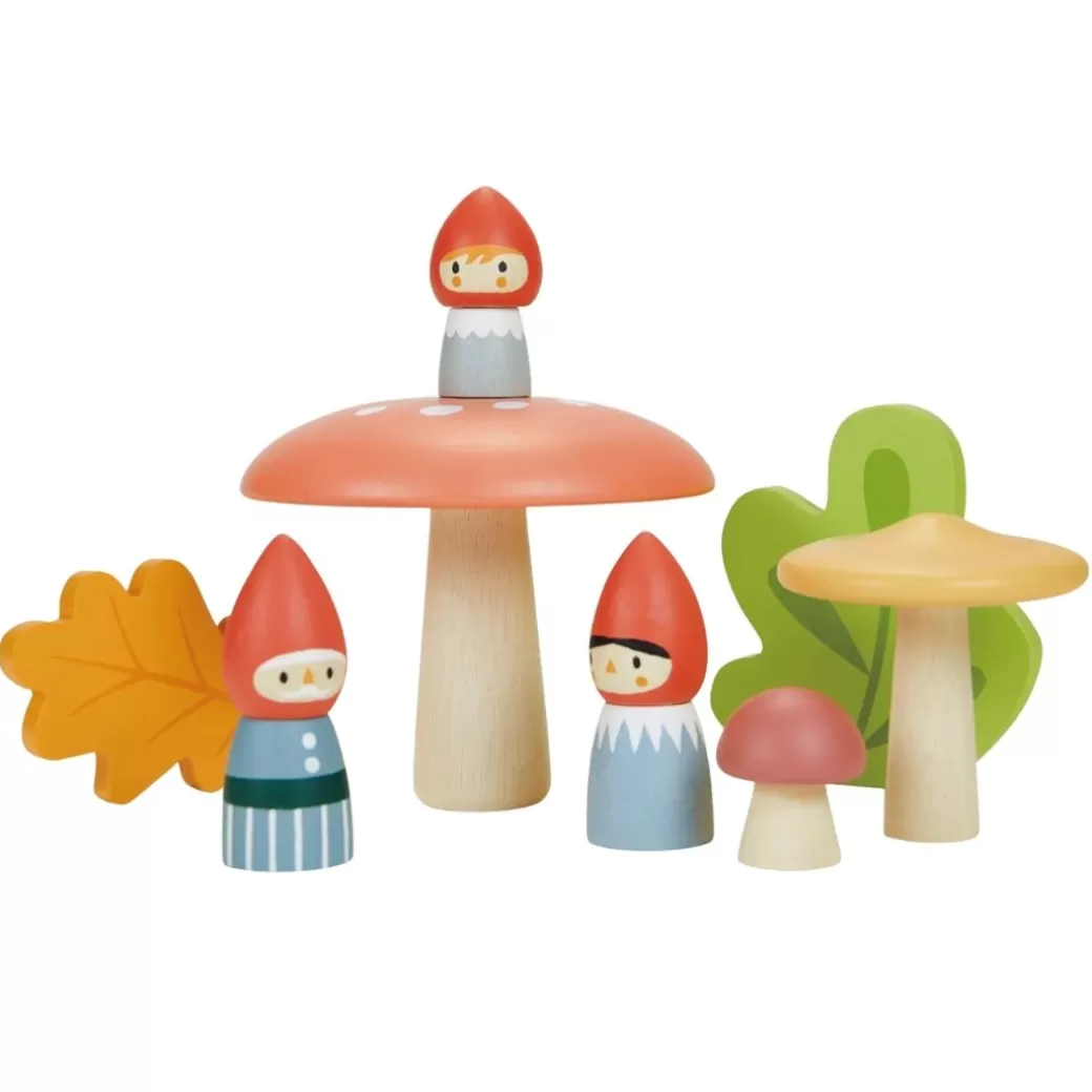 Tender Leaf Toys Wooden Figures>Woodland Gnome Family