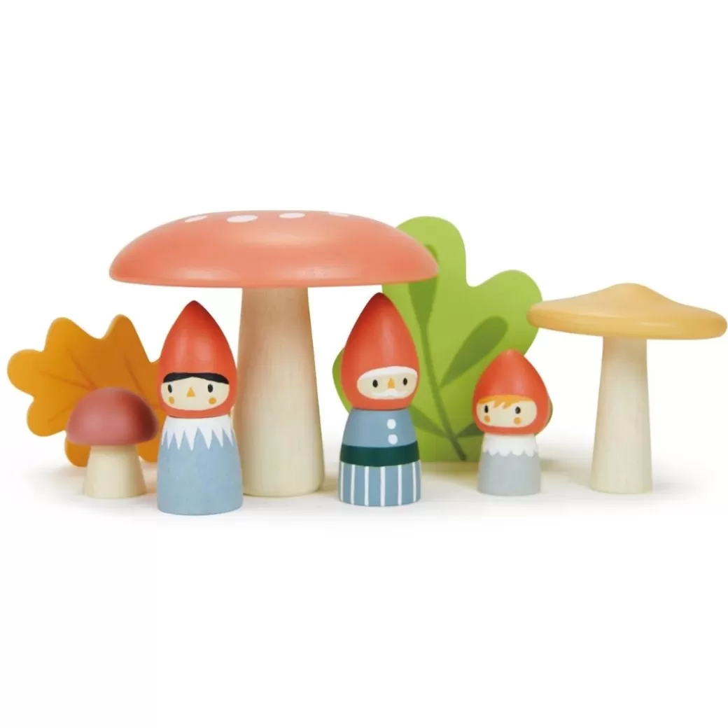 Tender Leaf Toys Wooden Figures>Woodland Gnome Family